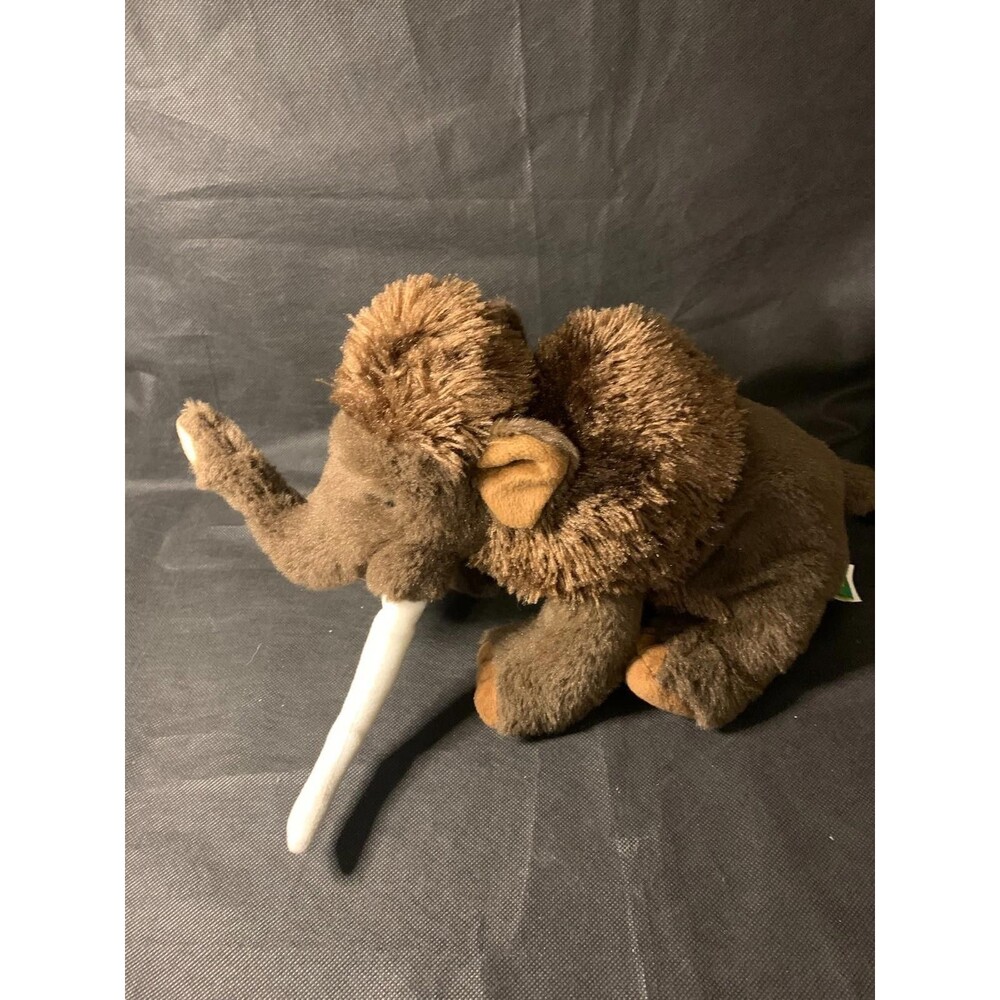 Wild Republic Brown Woolly Mammoth Mastadon Ice Age 15" Plush Toy Stuffed Animal